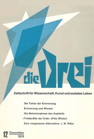 die-Drei - anthroposophisches Fachblatt - Heft 12, 1976 - 