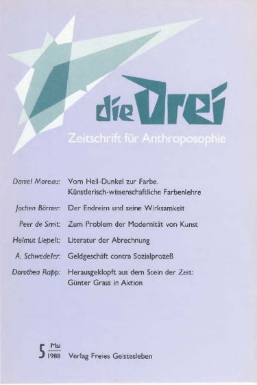 die Drei - Zeitschrift für Anthroposophie - Heft 5, 1988