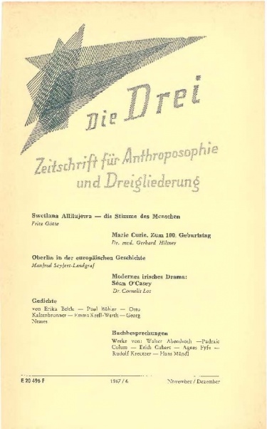 die Drei - Zeitschrift für Anthroposophie - Heft 6, 1966