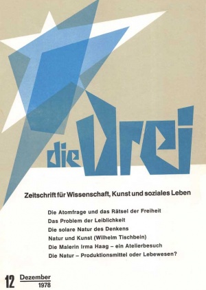 die Drei - Zeitschrift für Anthroposophie - Heft 12, 1978