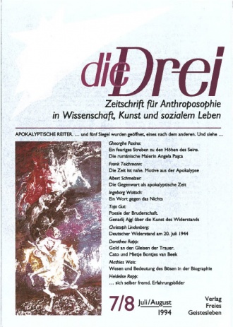 die-Drei - anthroposophisches Fachblatt - Heft 7, 1994 - 