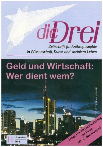 die-Drei - anthroposophisches Fachblatt - Heft 11, 1998 - 