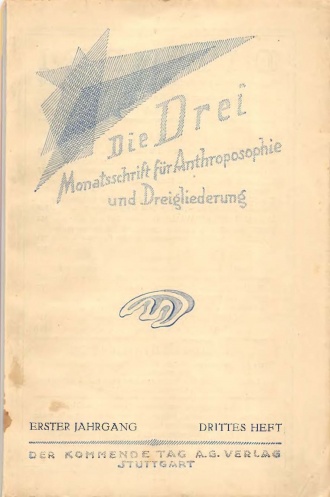 die-Drei - anthroposophisches Fachblatt - Heft 3, 1921 - 