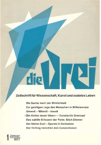 die-Drei - anthroposophisches Fachblatt - Heft 1, 1977 - 