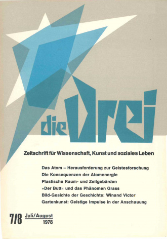 die-Drei - anthroposophisches Fachblatt - Heft 7, 1978 - 