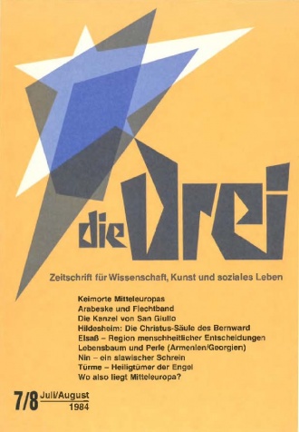 die-Drei - anthroposophisches Fachblatt - Heft 7/8, 1984 - 