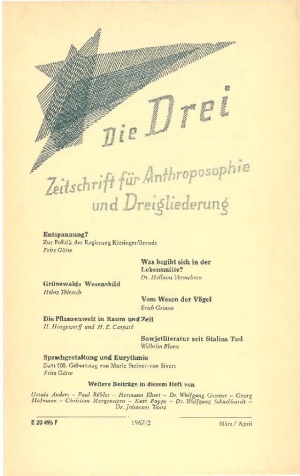 die Drei - Zeitschrift für Anthroposophie - Heft 2, 1967