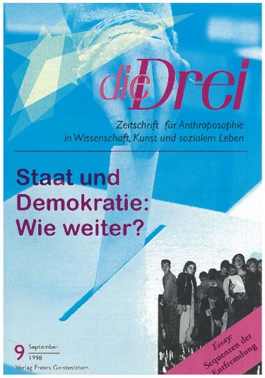 die Drei - Zeitschrift für Anthroposophie - Heft 9, 1998