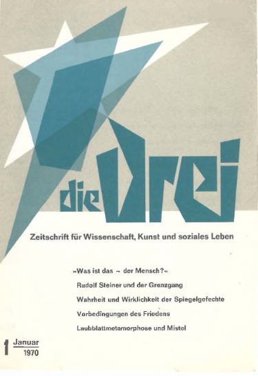 die Drei - Zeitschrift für Anthroposophie - Heft 1, 1970