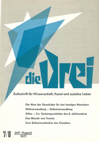 die-Drei - anthroposophisches Fachblatt - Heft 7/8, 1971 - 