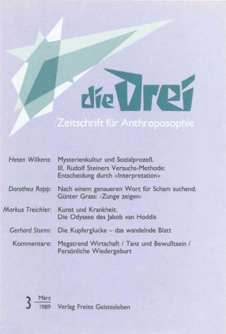 die-Drei - anthroposophisches Fachblatt - Heft 3, 1989 - 