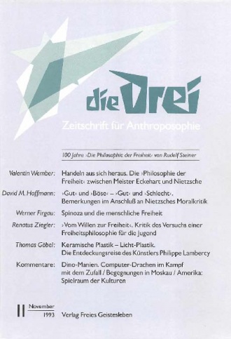 die-Drei - anthroposophisches Fachblatt - Heft 11, 1993 - 