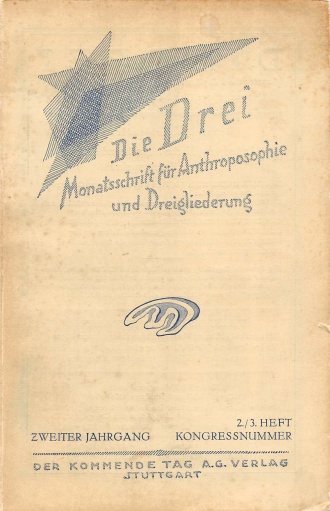 die-Drei - anthroposophisches Fachblatt - Heft 2, 1922 - 