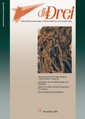 die Drei - Zeitschrift für Anthroposophie - Heft 11, 2011