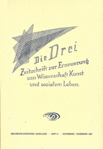 die-Drei - anthroposophisches Fachblatt - Heft 3, 1951 - 