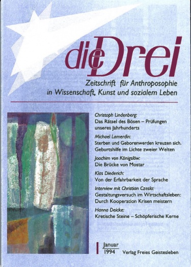 die Drei - Zeitschrift für Anthroposophie - Heft 1, 1994