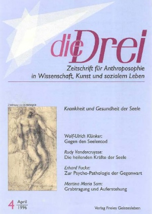 die Drei - Zeitschrift für Anthroposophie - Heft 4, 1996