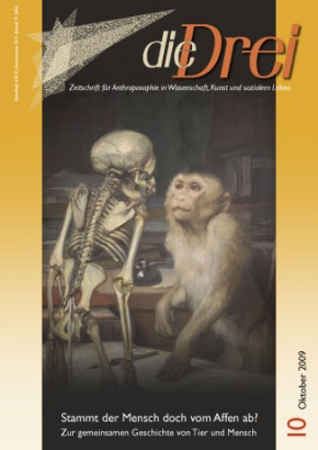 die Drei - Magazin für Anthroposophie - Themenheft Stammt der Mensch doch vom Affen ab? Zur gemeinsamen Geschichte von Tier und Mensch
