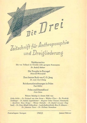 die Drei - Zeitschrift für Anthroposophie - Heft 3, 1963