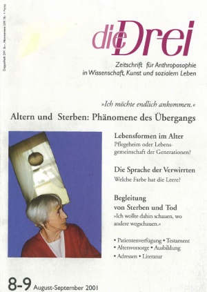 die Drei - Zeitschrift für Anthroposophie - Heft 8/9, 2001