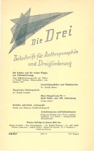 die-Drei - anthroposophisches Fachblatt - Heft 4, 1967 - 