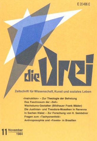 die-Drei - anthroposophisches Fachblatt - Heft 11, 1984 - 