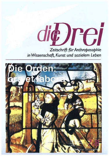 die Drei - Zeitschrift für Anthroposophie - Heft 7/8, 1998