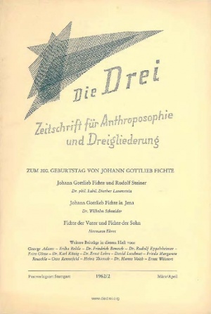 die Drei - Zeitschrift für Anthroposophie - Heft 2, 1962