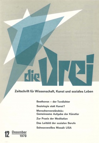 die-Drei - anthroposophisches Fachblatt - Heft 12, 1970 - 