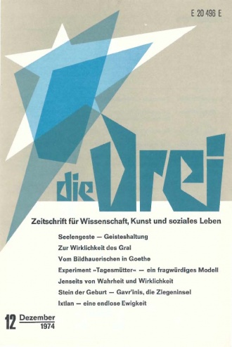 die-Drei - anthroposophisches Fachblatt - Heft 12, 1974 - 