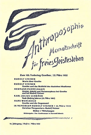 die Drei - Zeitschrift für Anthroposophie - Heft 2, 1933
