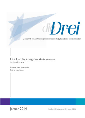 die Drei - Zeitschrift für Anthroposophie - Heft 1, 2014